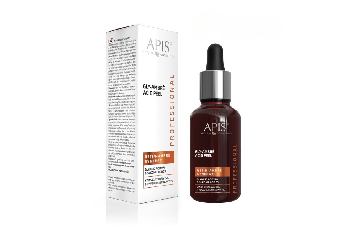 APIS Retin-Ambre Synergy Peeling z Kwasem Glikolowym 15% i Kwasem Bursztynowym 2%