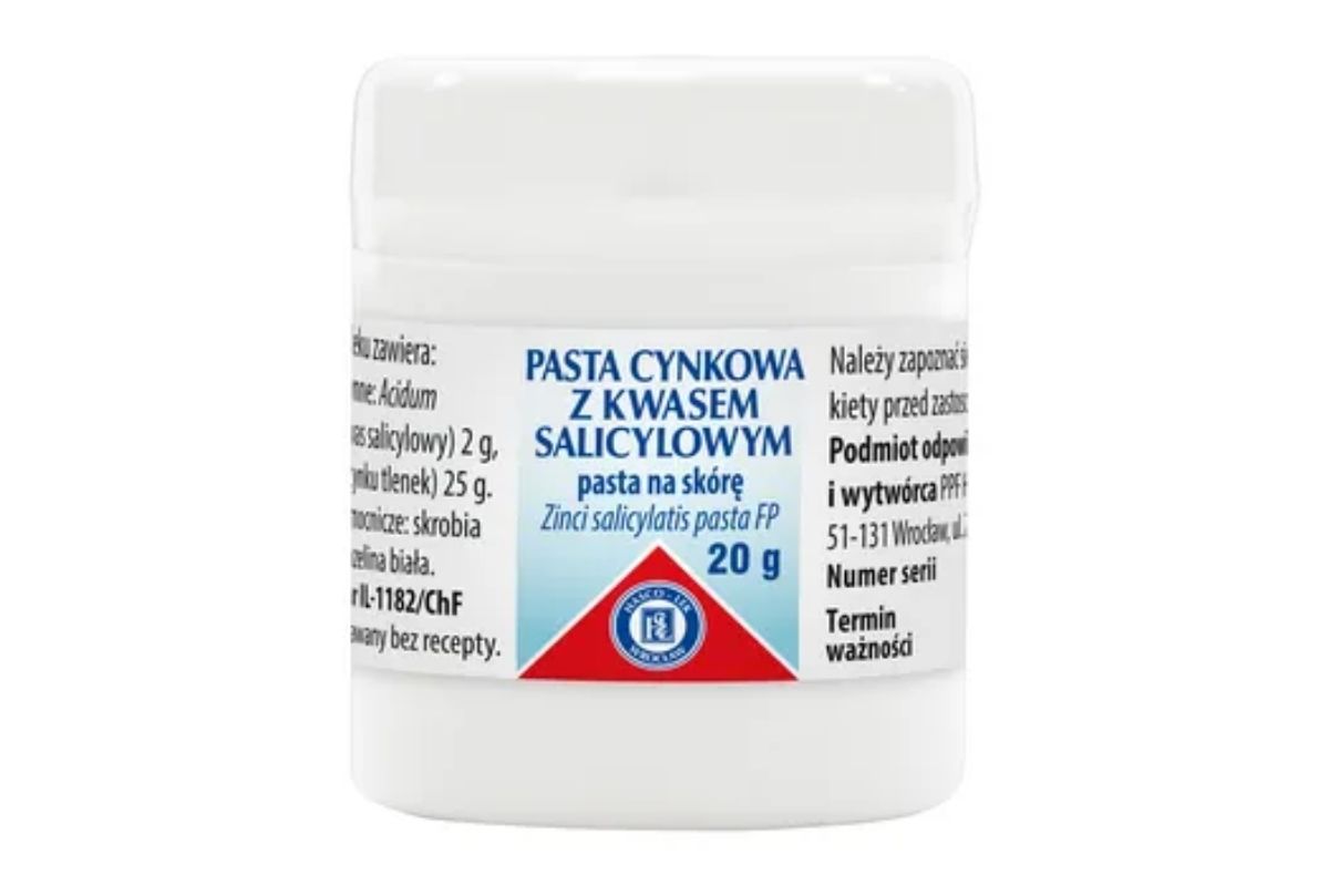 Pasta cynkowa z kwasem salicylowym