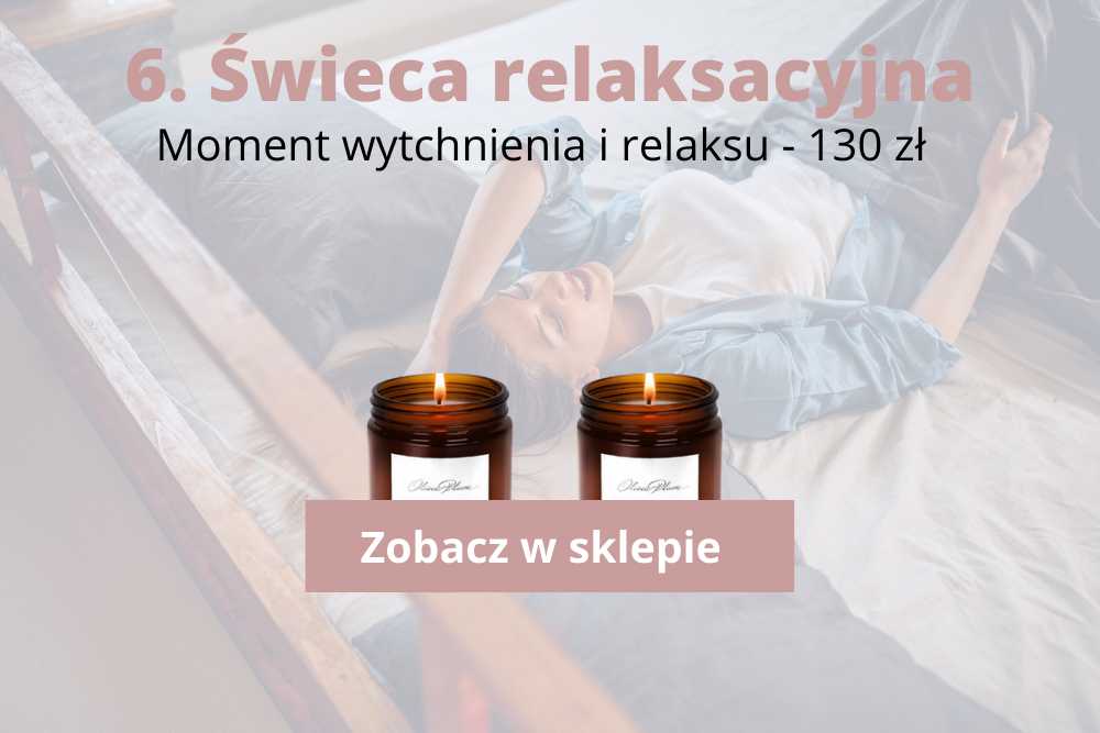 Świeca relaksacyjna pozwoli zrelaksować się po całym dniu opieki nad dzieckiem. Świeca relaksacyjna pozwoli zrelaksować się po całym dniu opieki nad dzieckiem