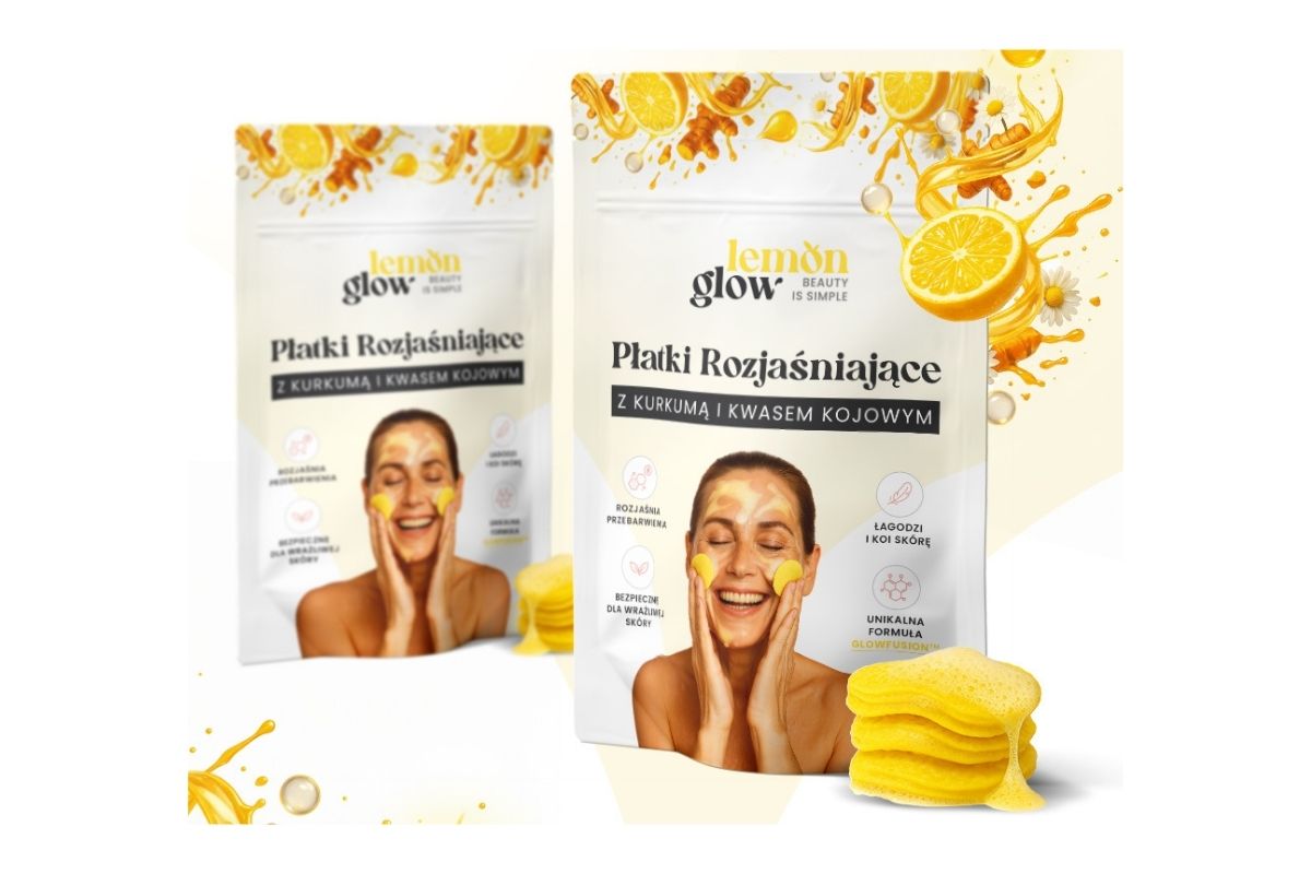 płatki z kurkumą i kwasem kojowym