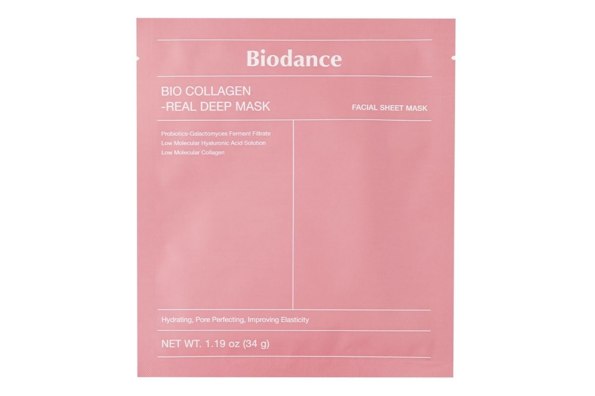 Zdjęcie przedstawia maseczkę Biodance Bio Collagen-Real Deep 