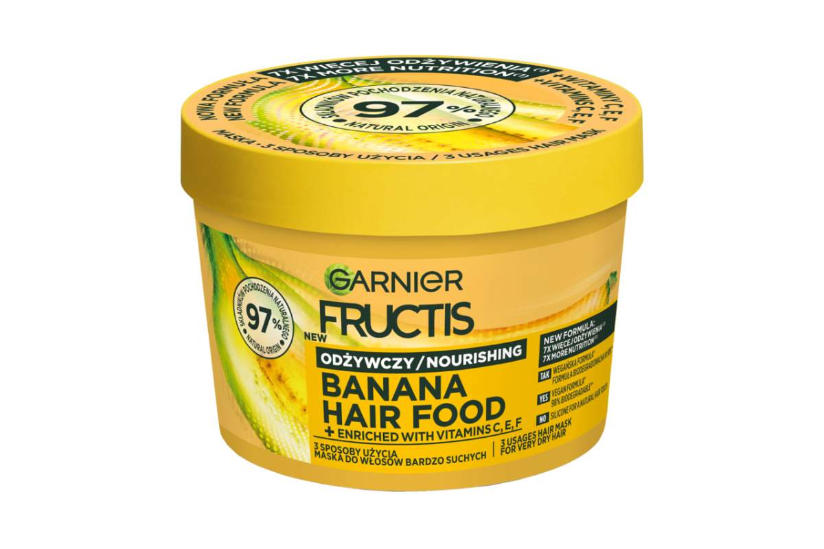 maska do włosów Garnier Fructis Banana Hair Food