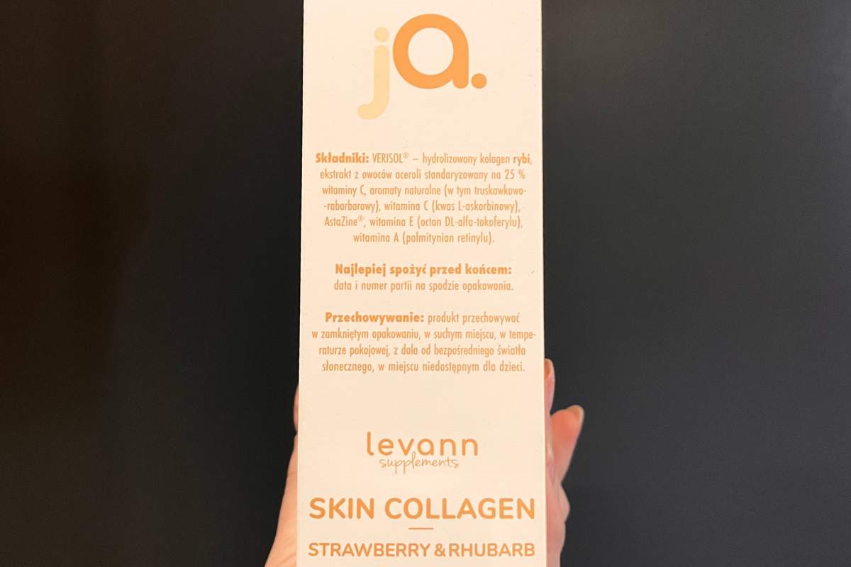 Główny składnik Levann „jA” Skin Collagen to Verisol F