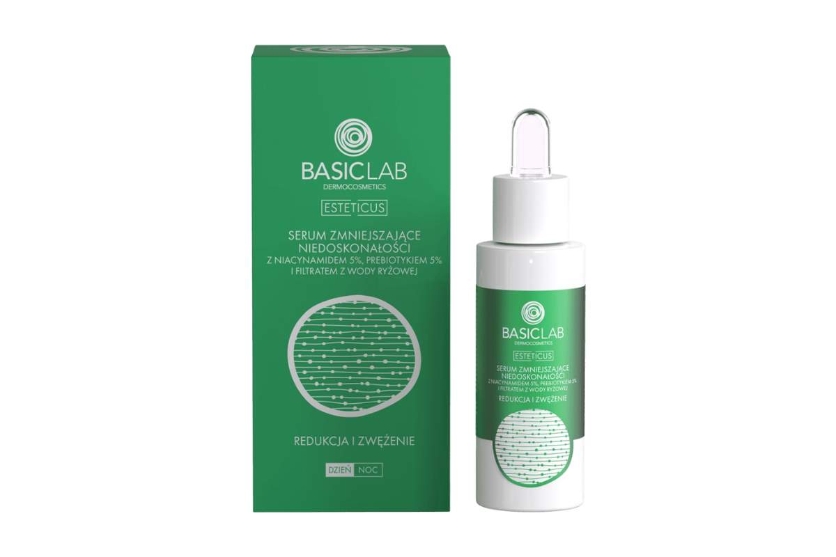 BasicLab serum zmniejszające niedoskonałości z niacynamidem 5%