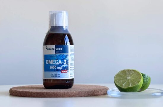 Butelka omega-3 w płynie Bene Vobis z Ryb Forte
