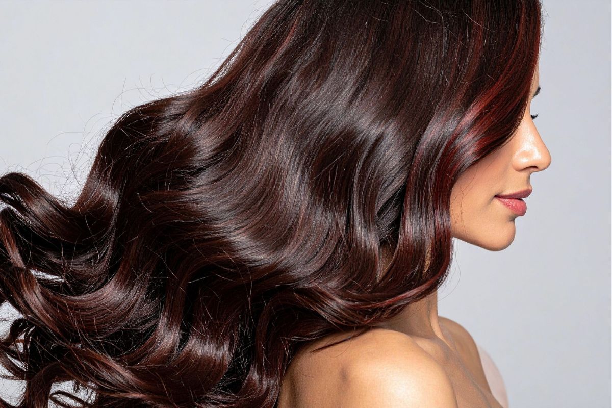 Gładkie, lśniące włosy po botoksie