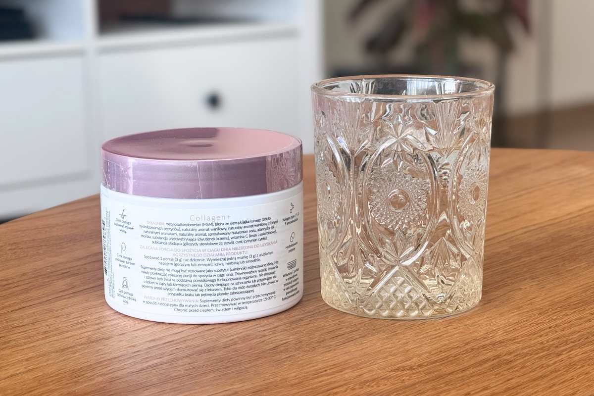 Etykieta kolagenu Hush and Hush Collagen Plus