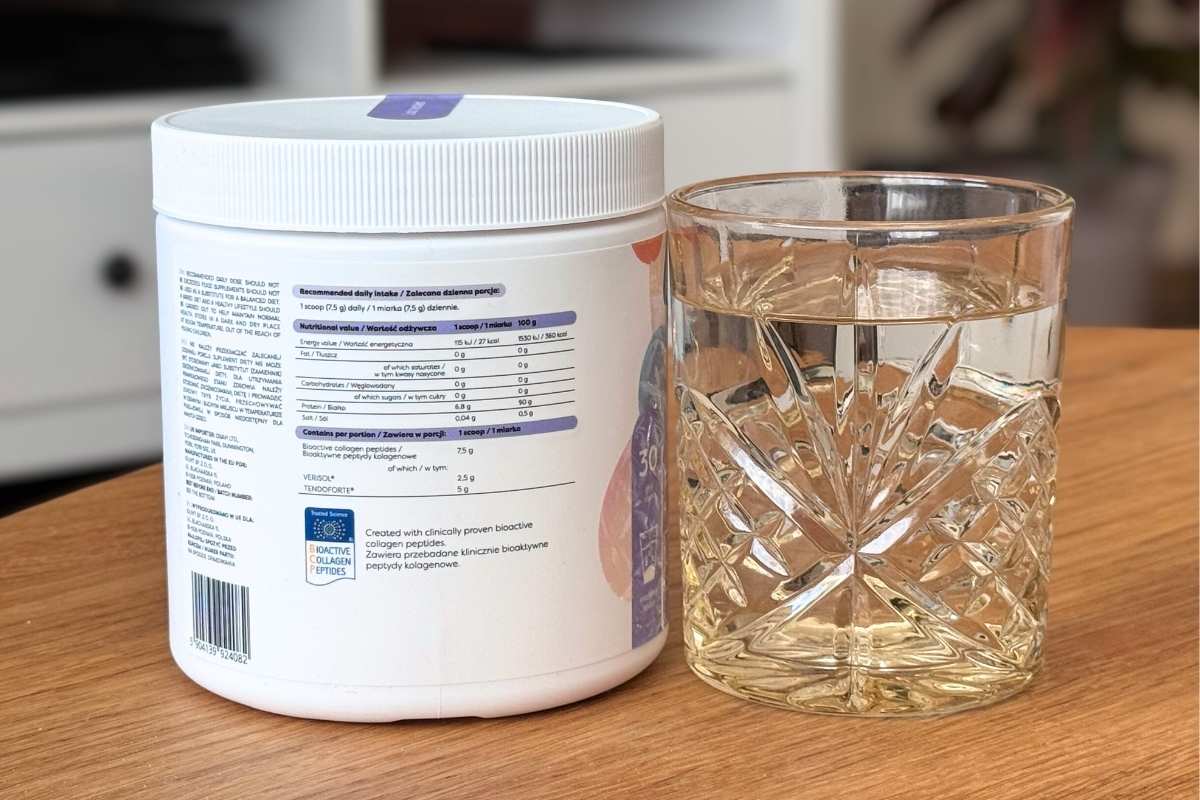 Etykieta ze składem Osavi Kolagen Beauty&Sport