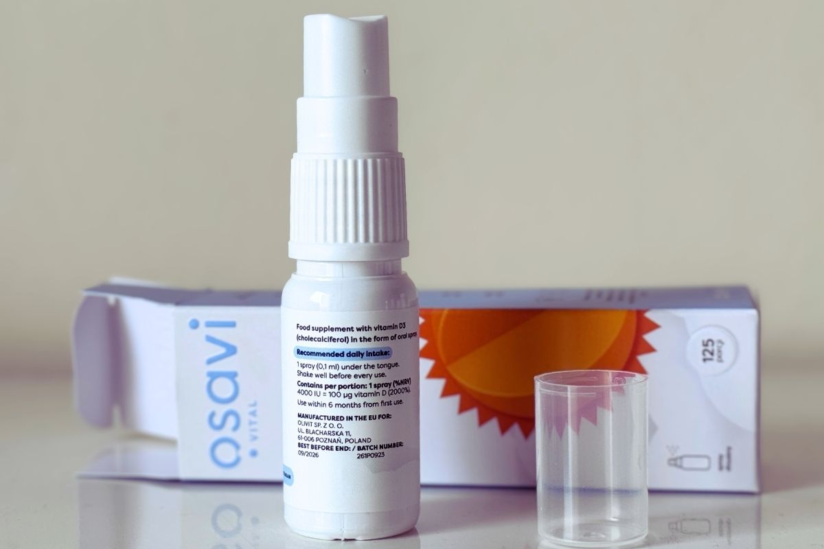 Etykieta na opakowaniu Osavi Witamina D3 Max 4000